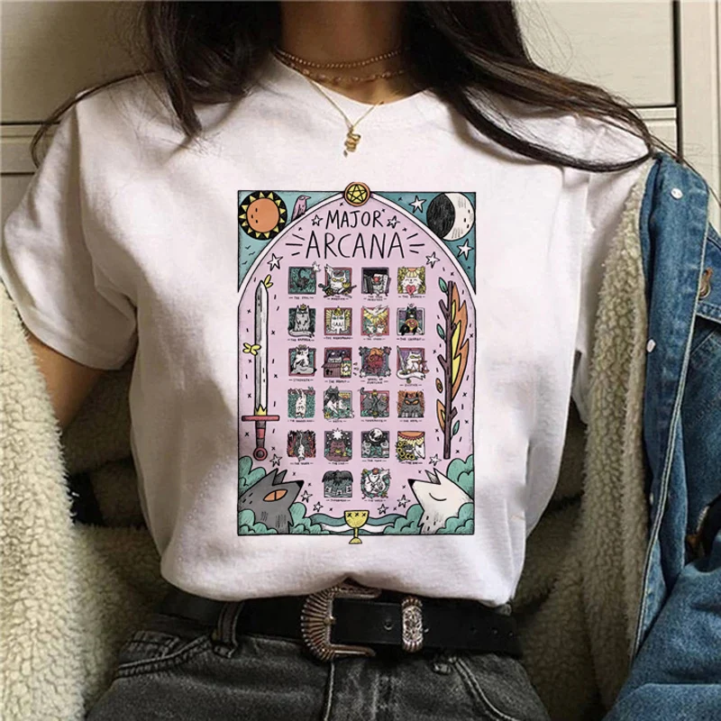 

Magic Cat T-Shirt Women 90s Cute 2023 Trend Happy Halloween Thanksgiving Autumn Fall Tops Tees Cartoon Female Tshirt Clothes.