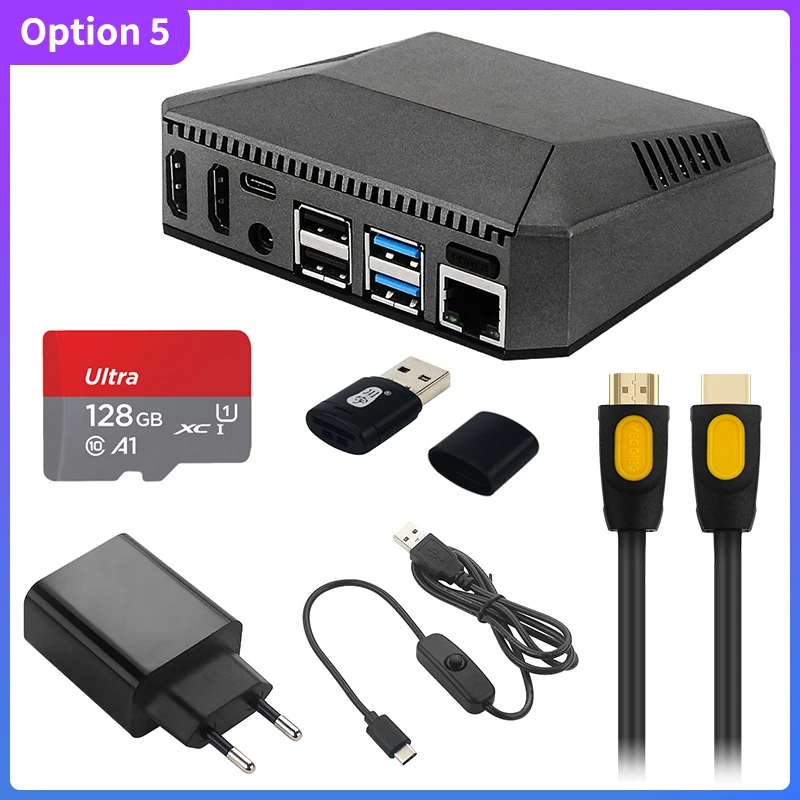 argônio um caso para raspberry pi modelo de refrigeração passiva metal escudo opcional nvme ssd placa expansão para argônio um