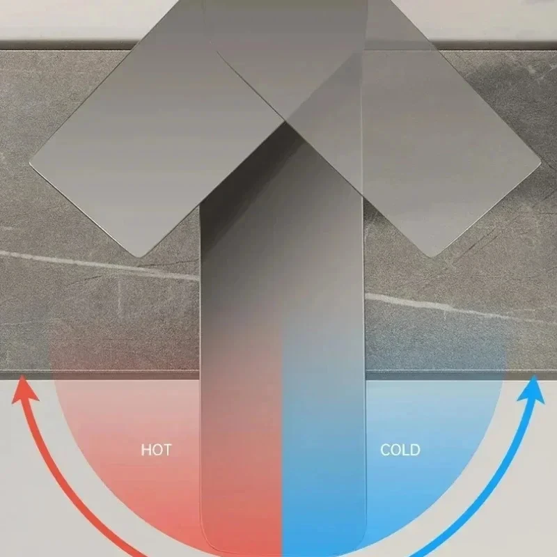 304 Stainless Steel Bathroom Faucet Simple Design Bathroom Sink Faucet Hot and Cold Water Outlet Kitchen Faucet