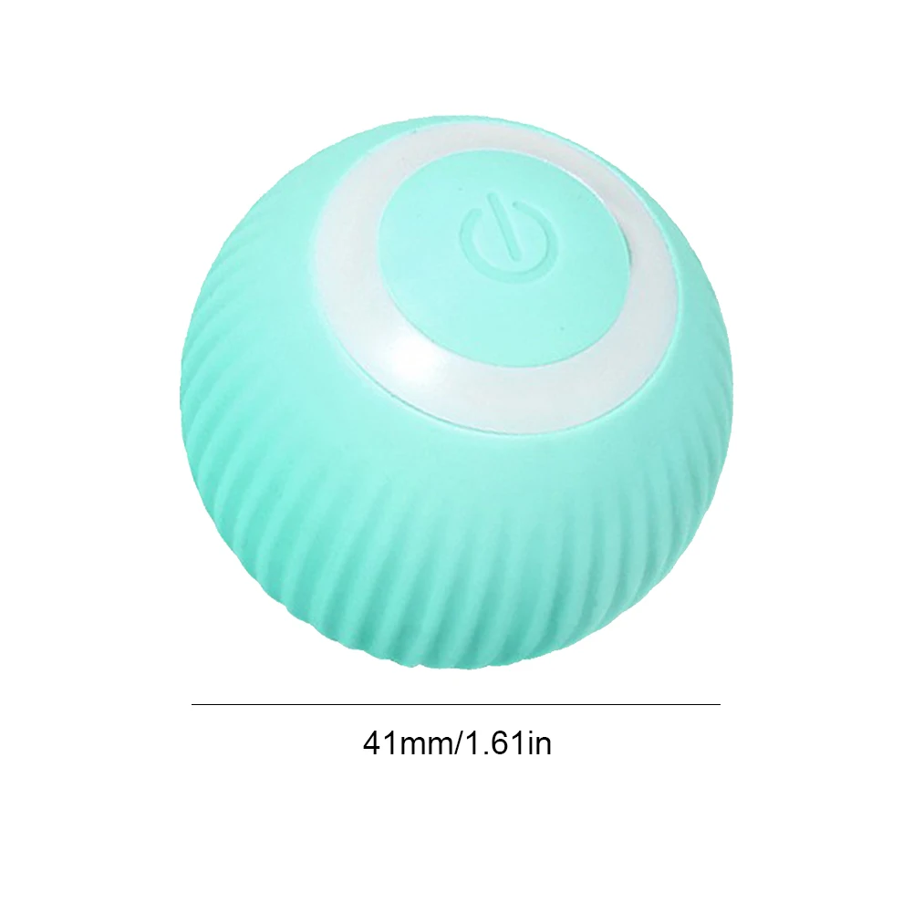 자동 롤링 스마트 볼 USB 충전 대화형 고양이 쫓는 장난감, 고양이 지루함 완화용 시뮬레이션 운동 장난감, 2 in 1