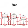 High Legged Transparent Glass Container European Modern Large Cake and Dessert Storage Jars with Lid Wedding Decoration Ornament 6