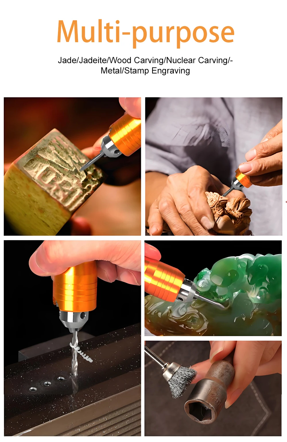 Mini Hanging Grinder Carver Electric Grinding Machine Metal Polishing Tools for