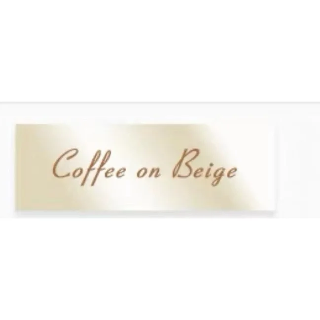 coffee on beige