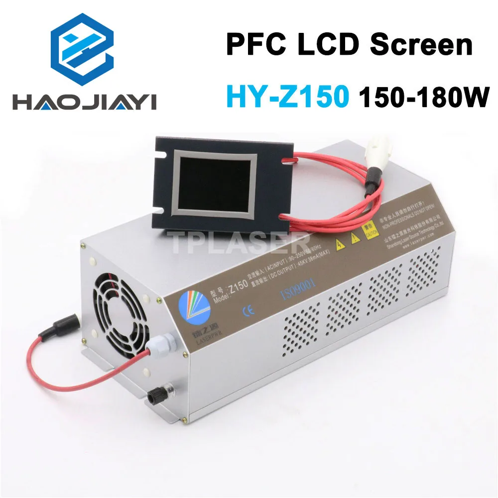 

HAOJIAYI 150-180W CO2 лазерный источник питания монитор AC90-250V Z150 для CO2 лазерной гравировки режущая машина HY-Z150 Z Series