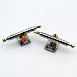 Professional Fingerboard Skateboard Truck, Precision - Engineered for Enhanced Performance (32mm silver)