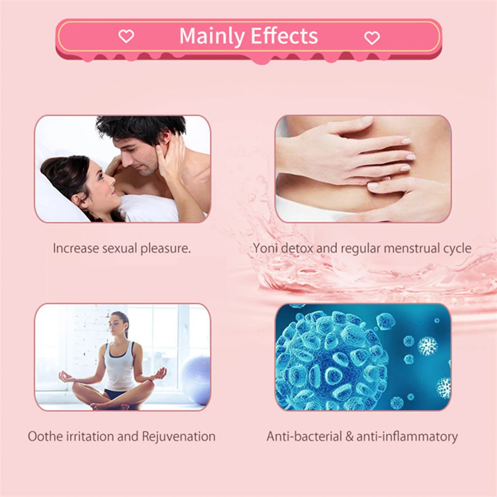 Deodorize Vaginal Care Pheromone Female private parts nursing deodorize vaginal tightening pinkness essential oils vaginal care essential oils
