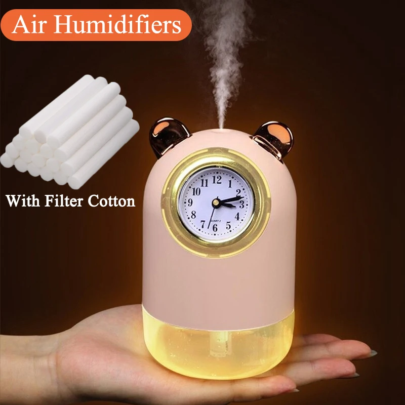 

Air Humidifier Purifier Room Fragrance Diffuser for Home Office Car Mini Portable USB with Light Battery Desktop Mist Fog Spray