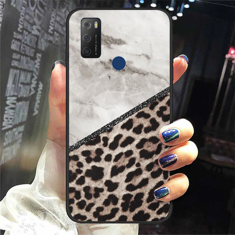 For TCL 20E Case Silicone Phone Cover For TCL 20S 20Y 20 E TCL 20B 6159K Cases Soft Back TPU Bags Bumpers Fundas phone belt pouch Cases & Covers