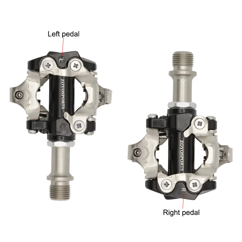 Mountain bike self-locking pedals Mountain lightweight aluminum alloy bearing sealed lock pedals Cycling accessories