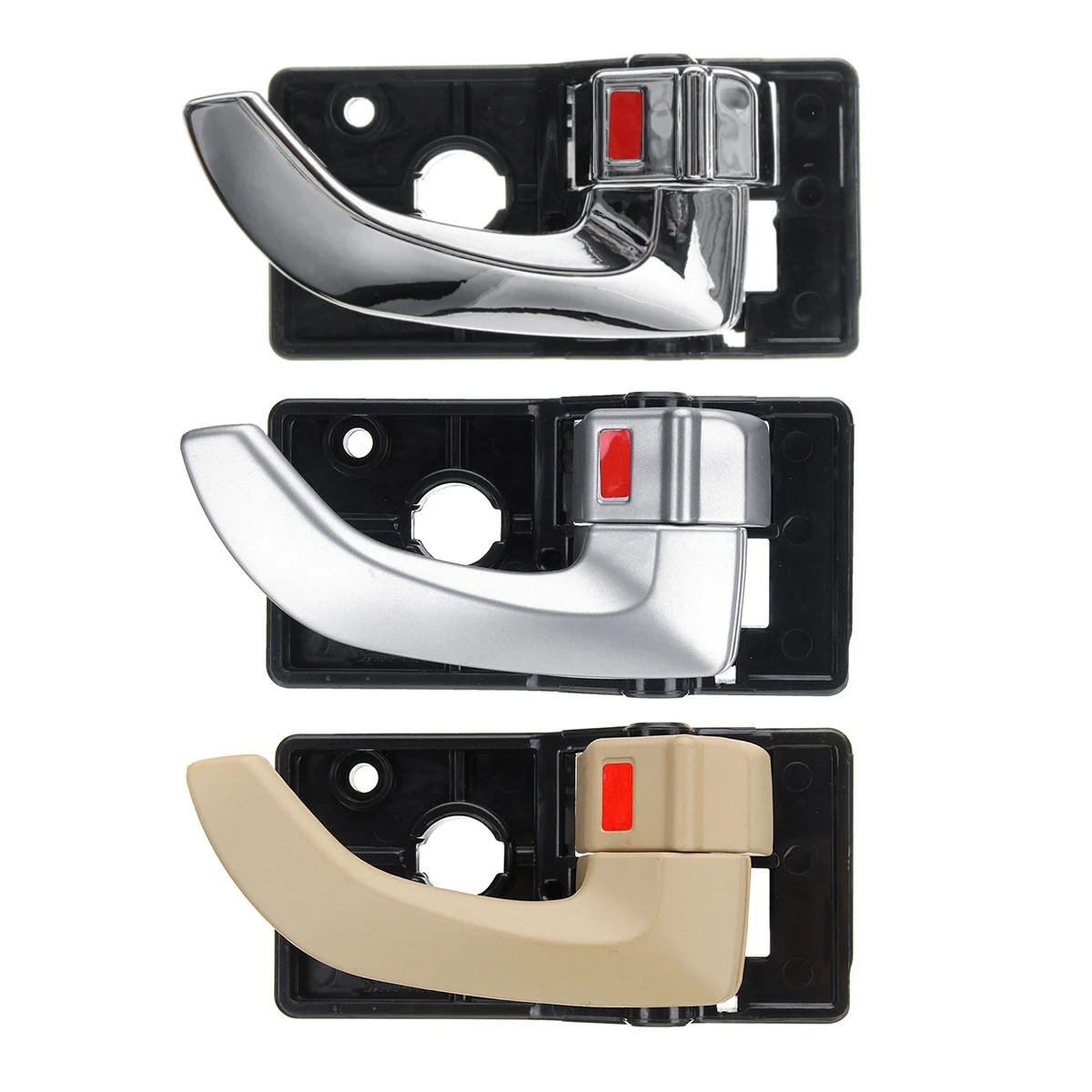 2 4Pcs Car Interior Inside Door Handle Left Right Replacement Set For Hyundai Tucson 2005 2006 2007 2008 2009 Car Accessories