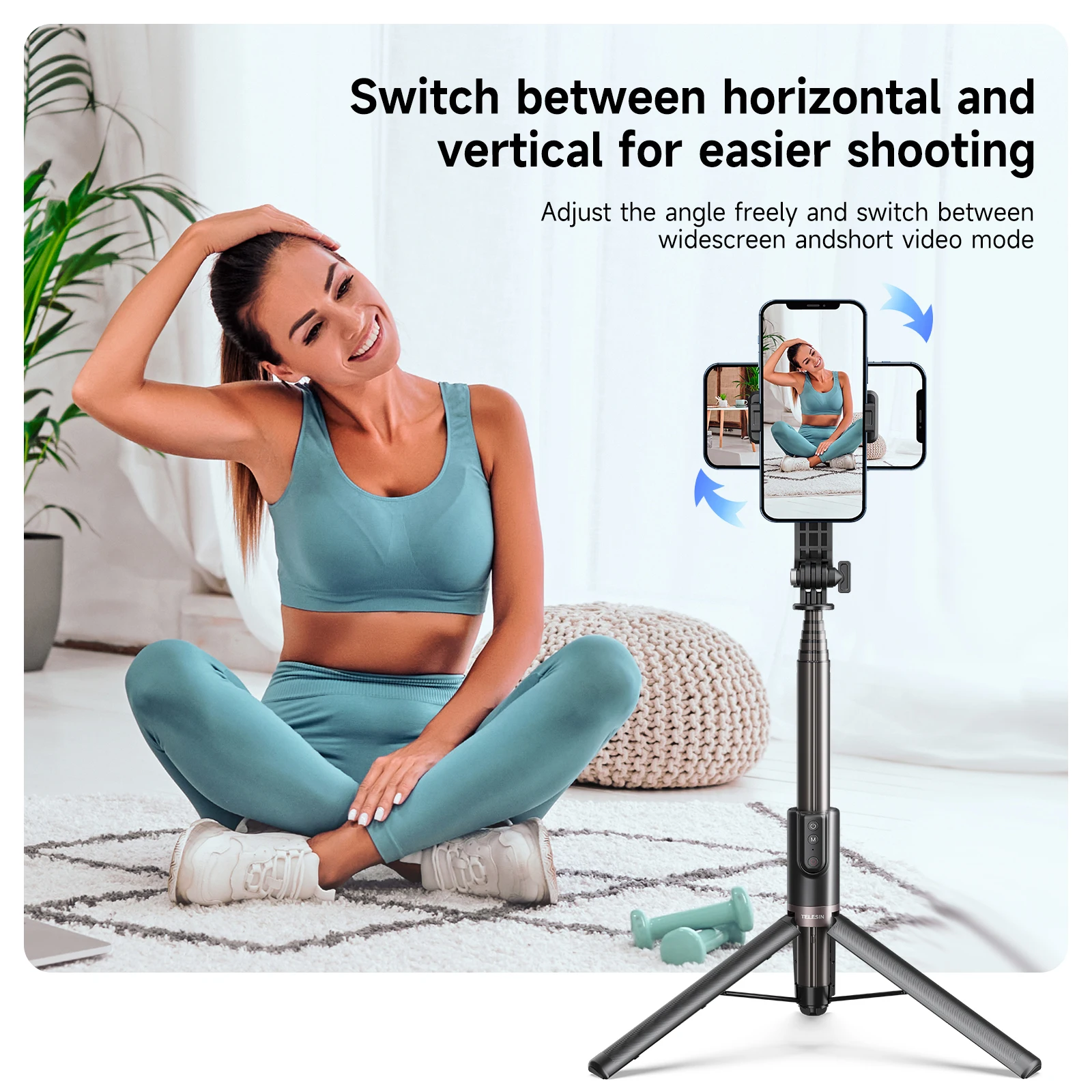 TELESIN     ī ﰢ,  νŸ 360 DJI ׼ ī޶, Ʈ, 1.3M