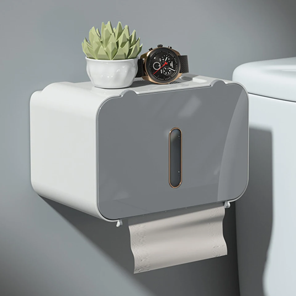 Wall Mount Waterproof Smart Sensor Tissue Storage Box