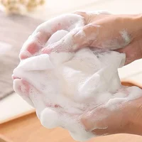 1pcs Foaming Net Soap Bag Foam Mesh Soaped Bath Soap Net Drawstring Bag Bathroom Soap Foaming Net Bubble Mesh Bag Cleaning Tools 2