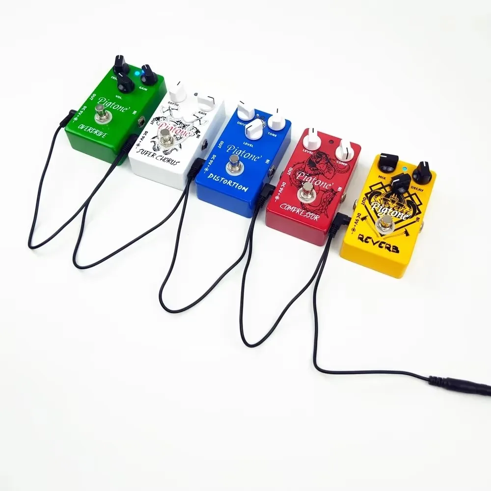Daisy Chain Cable 1 to 2 3 5 6 8 10 Ways Guitar Effect Pedal Accessory 9V DC Adapter Plug Power Cord guitar effect pedal,guitar tuning pedal,guitar effects pedal,guitar power supply,effect pedal power supply,guitar patch cables,guitar cable