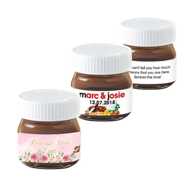 Mini nutella à personnaliser