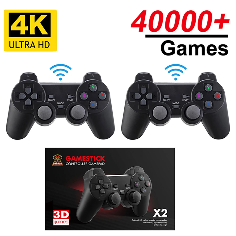 Wireless Video Game Console Controller with 40000 Retro Games