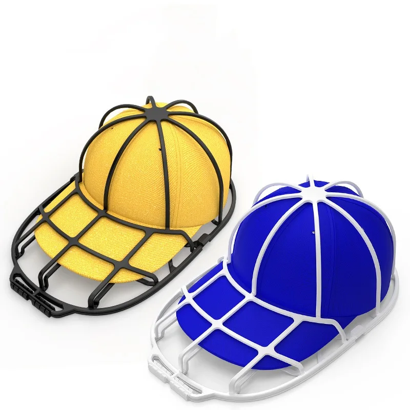 Double-deck Hat Cleaners Shaper Frame/Washing Cage Protector Hat Multifunctional Baseball Washer Cap Washer Fit for Adult/Kid's