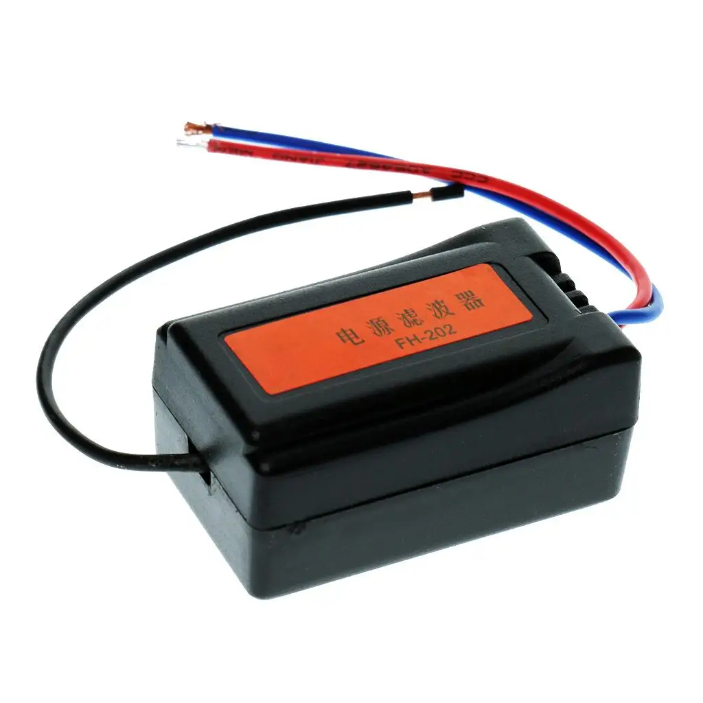 DC 12V Car Radio Audio Pre-Noise Filter System Ground Loop Isolator