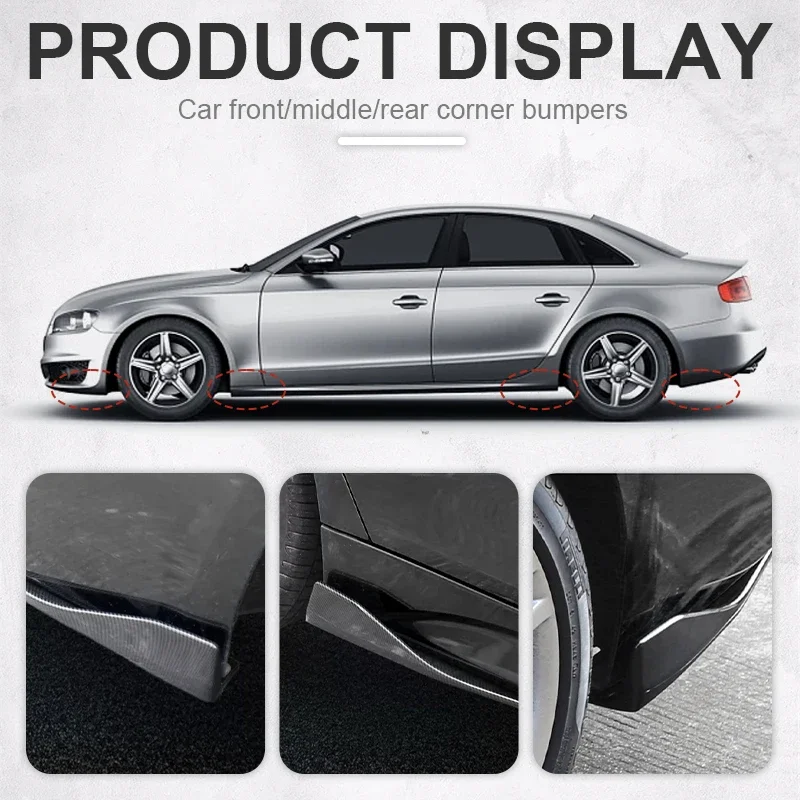 Car Bumper Spoiler Front Lip Anti-Collision Universal For BMW Mercedes-Benz Toyota Audi