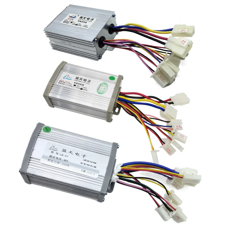 500W 1000W 24V 36V 48V DC 브러시 모터 키트 컨트롤러 전자 자전거 변환 키트 전기 자전거 스쿠터 스케이트 보드 키트 모터 MY1020