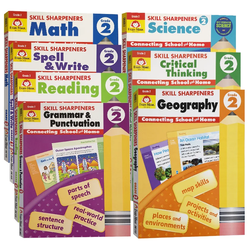 Evan-Moor Skill Sharpeners Grade 1-7冊 Evan-Moor | Educational Resources, E-books & Workbooks for