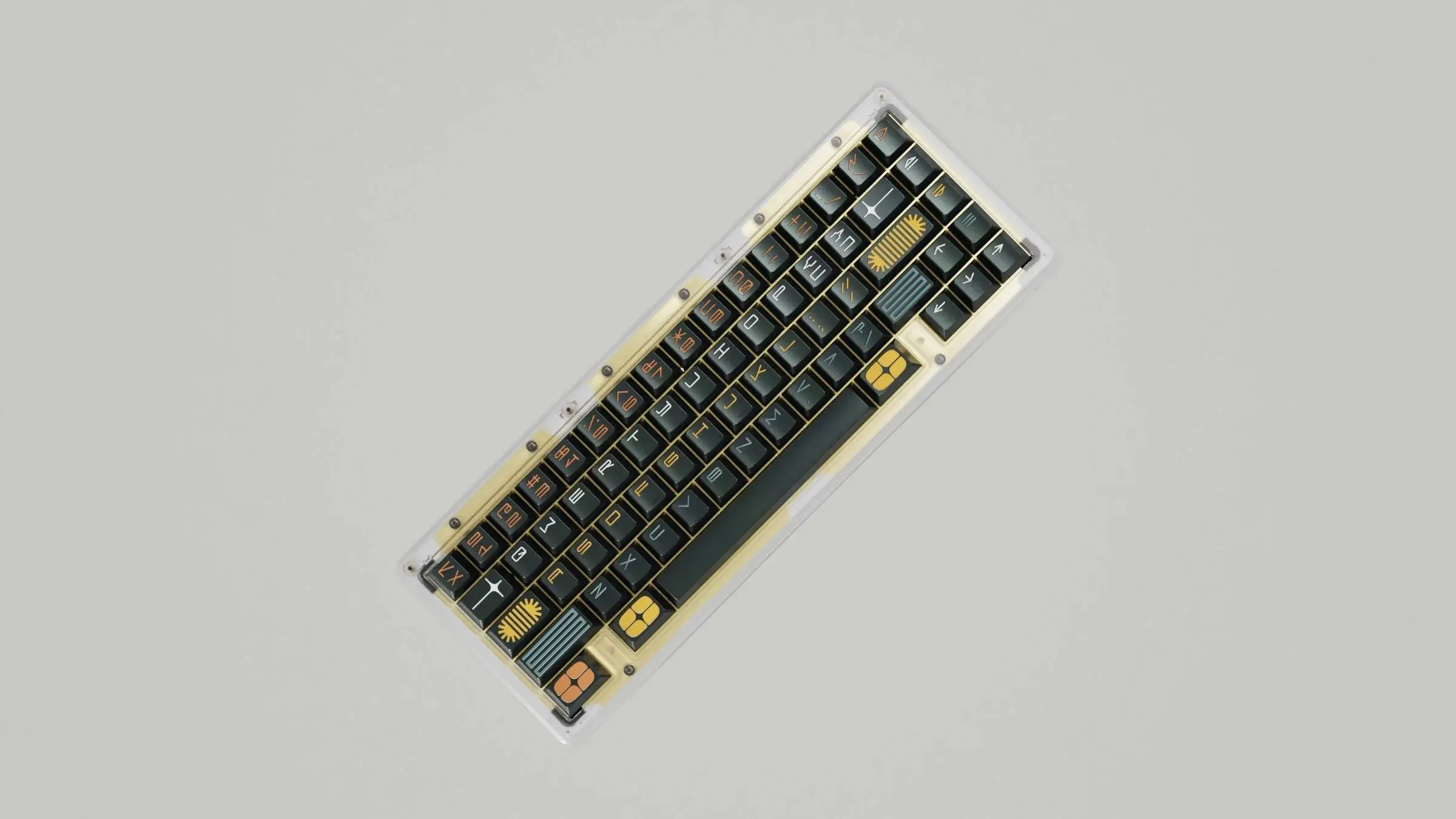 Gmk Cyl mv Expo Tema Pbt Grupo Criatividade Custom Keyboard Cap Cherry Profile Key Cap para Teclado Mecânico 65 75 80 - Imagem 3