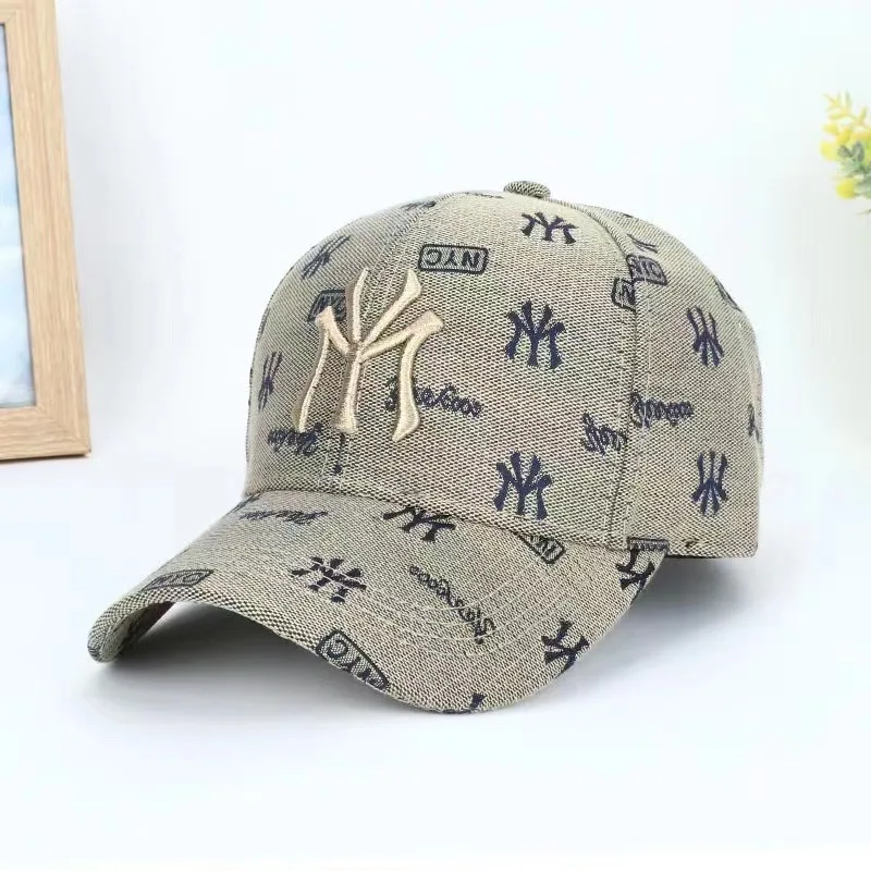 Luxury Design Letter Embroidery Baseball Caps Men Women Summer Anti-Sun Sun Gorras Travel Sports Hat Unisex Trucker Cap Peaked 1