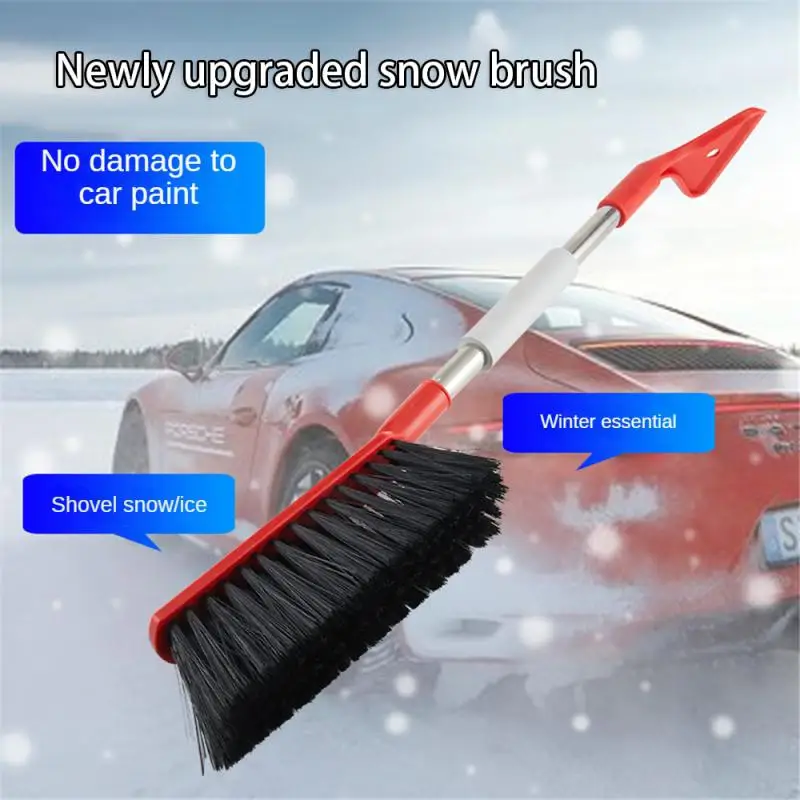 Year Ergonomic 2-in-1 Ice Scraper Auto Snow Brush Car Snow Removal Brush Car Foam Grip Removal Tool Vehicle Accessories