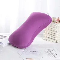 Mini Cushion Microbead Back Sofa Cushion Bone Shape Roll Throw Cozy Pillow Travel Home Office Sleep Neck Support Pillow 3