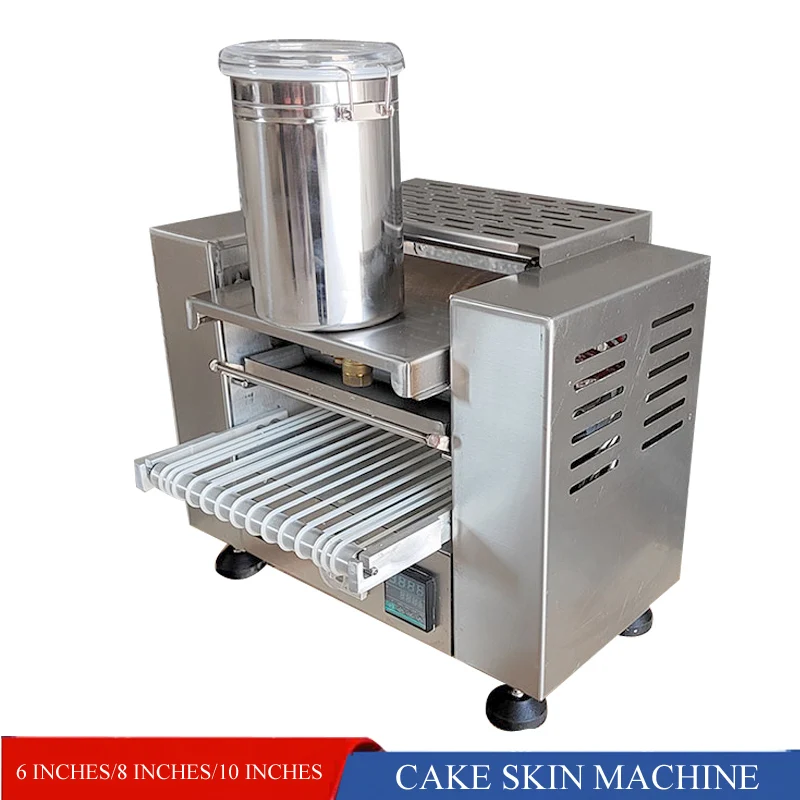 

Automatic Melaleuca Cake Crust Machine Commercial Dumpling Crust Spring Cake Machine Towel Roll Pancake Crust Machine