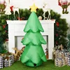 4.3FT Inflatable Christmas Tree LED Light Blow up Decorations for Christmas Party Indoor Outdoor Yard Garden Lawn Holiday Party 3