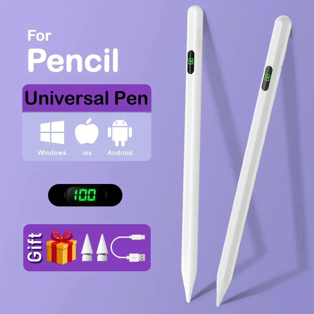 Penne Stilo Per Ipad Apple Pencil Universal Touch Pen Per Xiaomi Huawei Ios Lenovo Magnetic Tilt Sensitive Palm Rejection