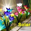 Waterproof Solar Lily Lights 7 Color Changing Flowers Lights Outdoor Garden Lights 1