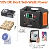 200W Portable Power Station, FlashFish 40800mAh Solar Generator, Equipped with 110V AC Socket/2 DC Ports/3 USB Ports 4