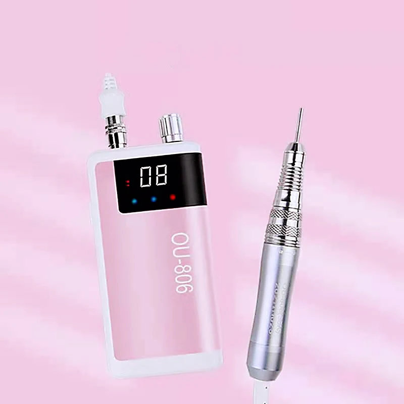 

Nails Drill Manicure 35000 Portable Drill Nails Professional Electric Polishing File Set Tool Efile Nail Drill