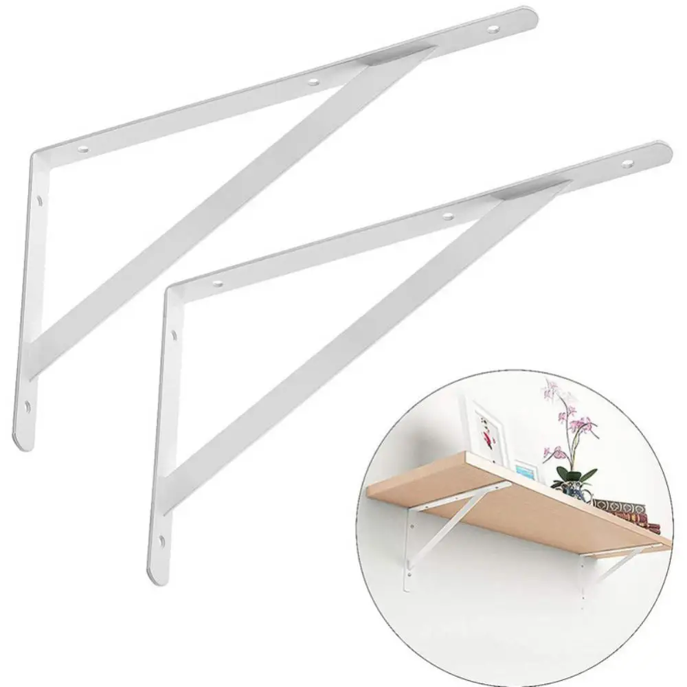 L-type Bracket Wall Metal Support Angle Bracket Shelf Wall-mounted Rack Partition Shelf Bookshelf TV Wall Mount Bracket Shelf Bracket Folding Shelf Bracket Shelf Support