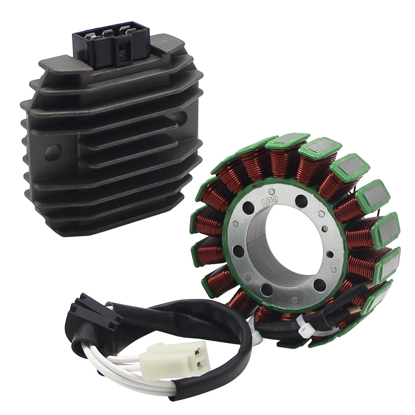 Bobina Statore Generatore Accensione Moto + Kit Regolatore Raddrizzatore Stabilizzatore Di Tensione Per Yamaha Yzf R6 Champion Edizione Limitata