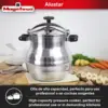 Quart Pressure Cooker, recommended use for professionals, made of extra thick aluminum, express, has a Th 3