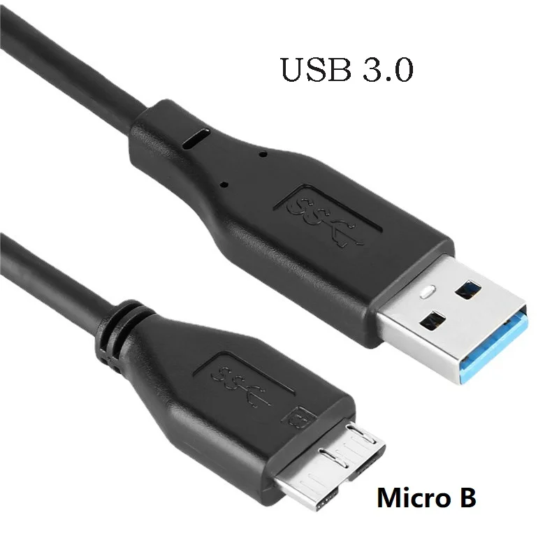 USB3.0 to Micro B Convert Cable for Samsung Lenovo Sony Seagate Toshiba Mobile Hard Disk HDD Cell Phone Laptop Data Extend Line