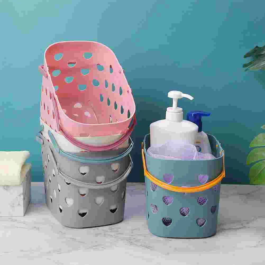 

4 Pcs Container Storage Basket Travel Baskets Household Toiletry Pp for Bathroom