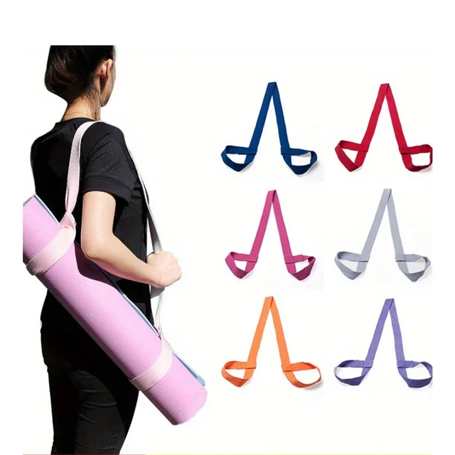Multifunctional Yoga Mat Carrier Strap - Durable Polyester, Also Suitable for Yoga Stretching, Fitness Training Equipment
