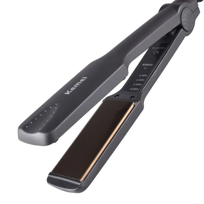 KM-329 Professional Hair Straightener Flat Iron Styling Tools Temperature Control Fashion Style For Shop Home 4