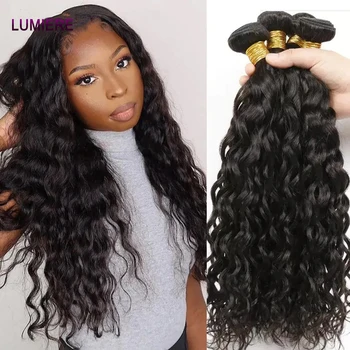 Indian Natural Wave Hair 1/3/4 Bundles Deal 100% Virgin Raw Human Hair Weave Extension Double Wefts Can Be Colored Dyed 8-40Inch 1
