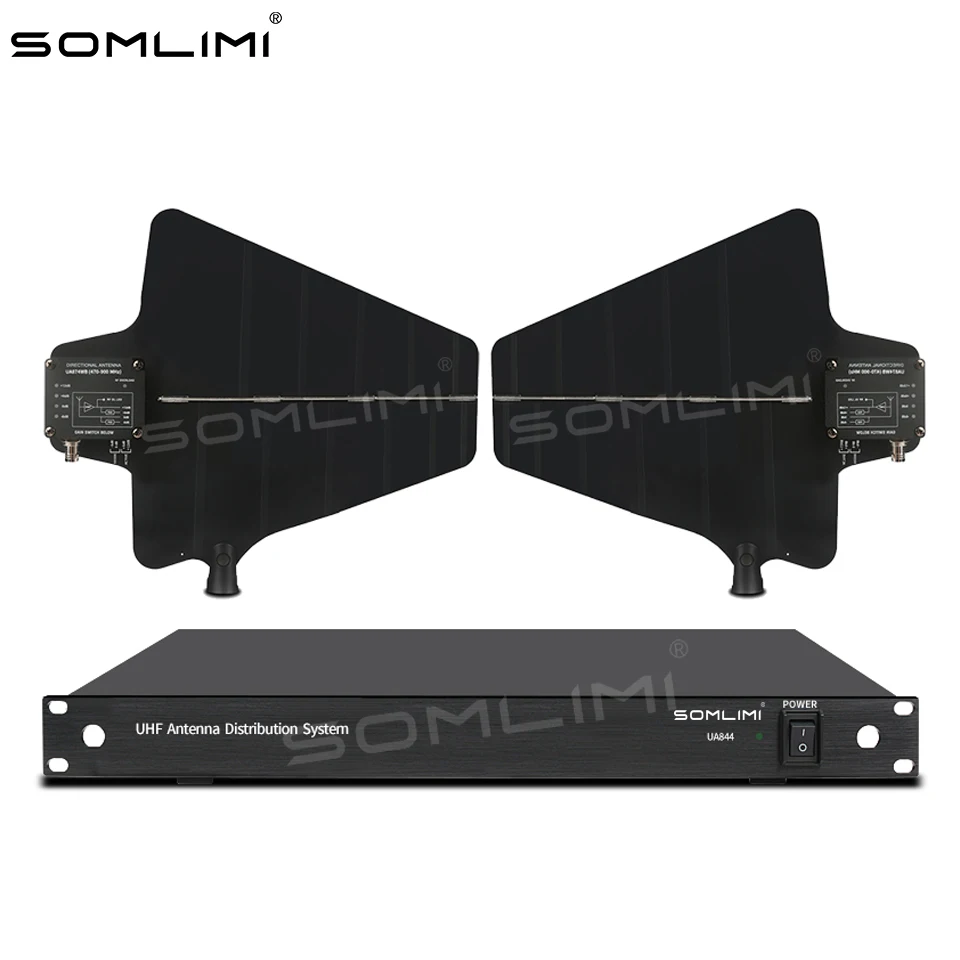 

Распределительная система антенны Highger UA844, частота 470-900 МГц, 5-канальная антенна, распределение питания для беспроводного микрофона