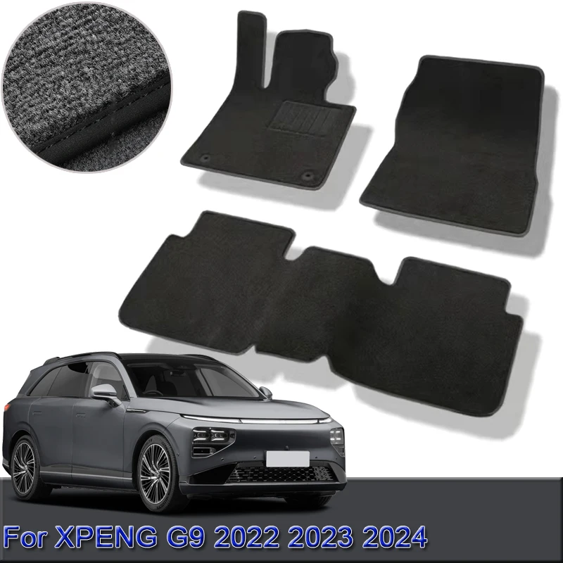 

Подходит для XPENG G9 2022 2023 2024, автомобильные коврики на заказ, водонепроницаемые Нескользящие напольные коврики, коврики для интерьера, коврики, подставки для ног, аксессуары