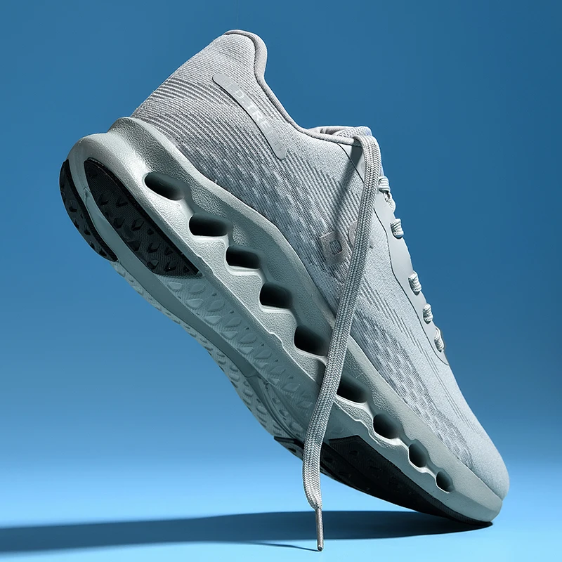 Men Lightweight Mesh Summer Sneakers Breathable Running Shoes Soft Sole Non-Slip Comfort Stylish Casual Design