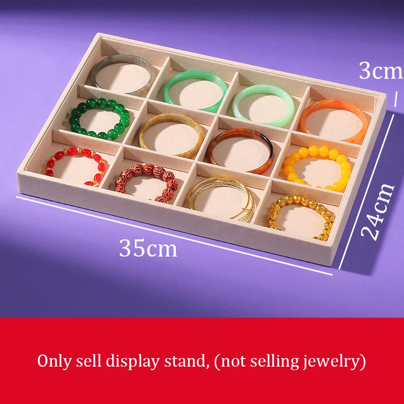 12 Grids Bracelet Storage Tray Velvet Jewelry Tray Watch Display Box For  Shop Bracelet Display Red String Organizer Holder - AliExpress