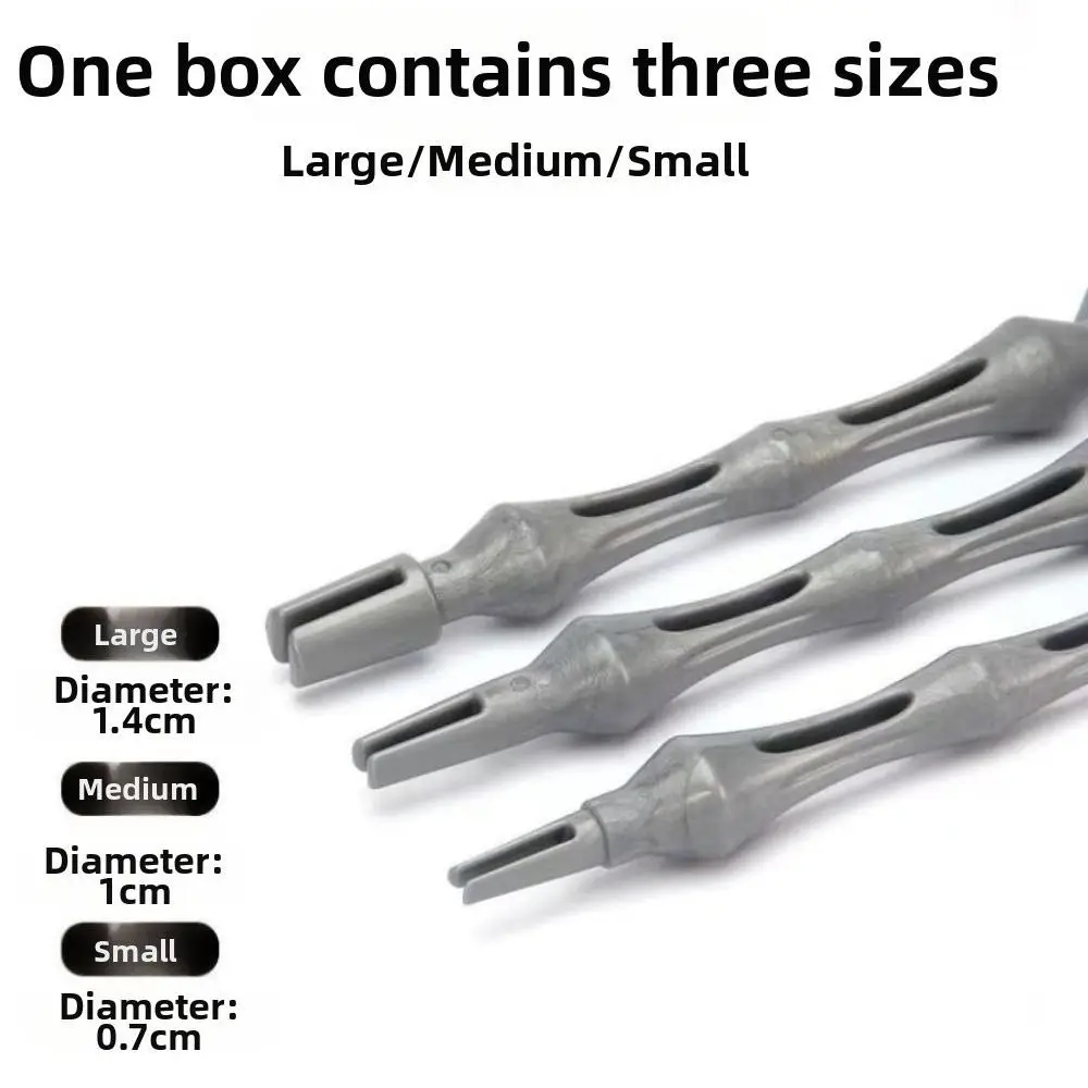 3pcs/set New Hair Cutting Perm Comb Plastic Grey Barber Shop Hair Perm Comb Hairdressing Combs Barber Accessories