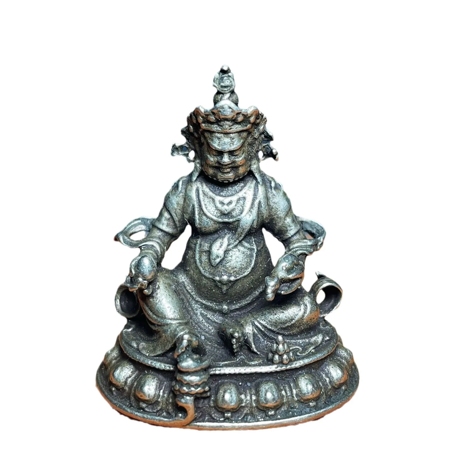 Pure copper antique ornaments, pocket Buddha exquisite