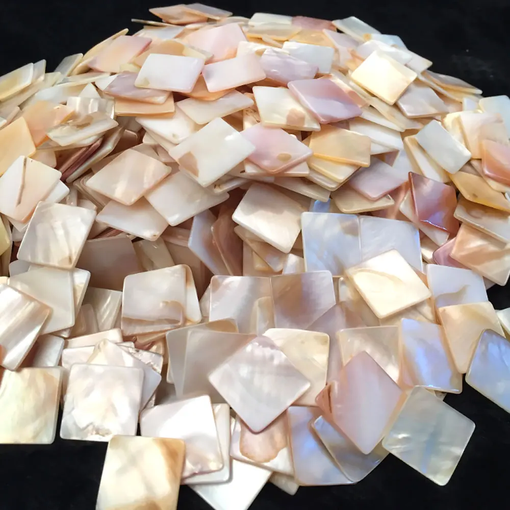100g Square Pure White Color 100% Chinese Freshwater Shell Mother of pearl mosaic tile for interior house decoration tiles | Дом и сад